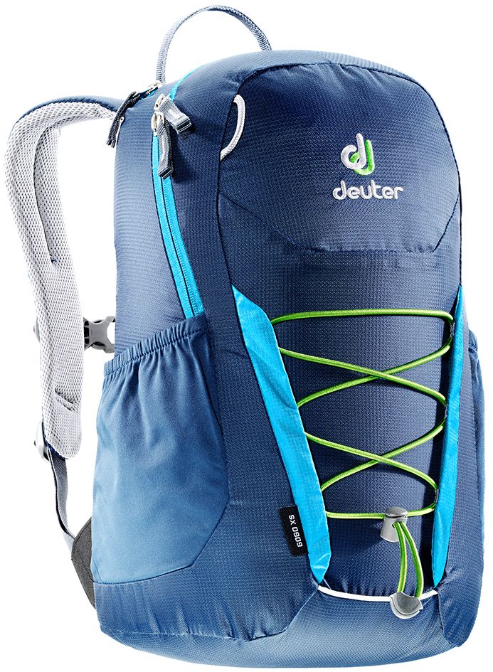 Рюкзак Deuter Gogo XS, цвет: синий, темно-синий, 13 лRivaCase 8460 black Рюкзак Deuter Gogo XS, цвет: синий, темно-синий, 13 лRivaCase 8460 blackДетский вариант классического городского рюкзака Deuter Gogo подходит для детей от 5 лет и старше, для походов в бассейн или на занятия спортом. Анатомическая спинка и современный дизайн делают этот рюкзак одним из лучших для юного поколения. Особенности: - спина хорошо вентилируется благодаря системе Airstripes; - для детей в возрасте от 5 лет; - анатомические, мягкие плечевые лямки; - удобный доступ в основное отделение с 2-ходовой полукруглой молнией;- внешний карман на молнии;- эластичные боковые карманы;- плавно регулируемый грудной ремешок;- отделение для мокрых вещей;- эластичный шнур-стяжка на внешней стороне.Вес: 330 г.Объем: 13 л.Размеры: 39 x 23 x 17 см.Материал: Macro Lite 210.