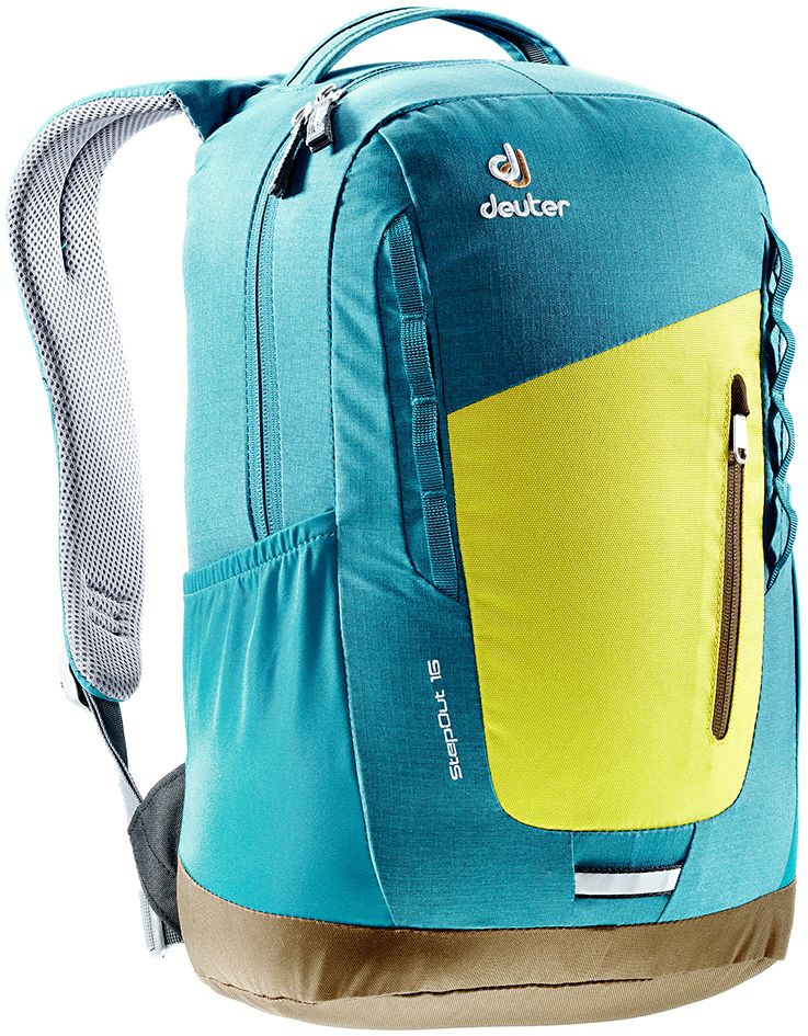 Рюкзак Deuter Daypacks StepOut 16, цвет: голубой, 16 л3810315_8304 Рюкзак Deuter Daypacks StepOut 16, цвет: голубой, 16 л3810315_8304Рюкзак Deuter Daypacks StepOut - это новый удобный рюкзак для города с отделениями для документов. Особенности: Система спинки Airstripes; Плечевые лямки анатомической формы; Отделение для документов; Фронтальный карман на молнии со съемным карабином для ключей; Эластичные боковые карманы; Петля для фонарика безопасности; Ручка для переноски; Петли для навески; Ручка для переноски; Петли для навески; Компрессионные ремни; Главное отделение под размер папки; Дополнительное главное отделение; Один эластичный боковой карман, один боковой карман на молнии; Набедренный пояс. Размер рюкзака: 41 х 24 х 14 см.