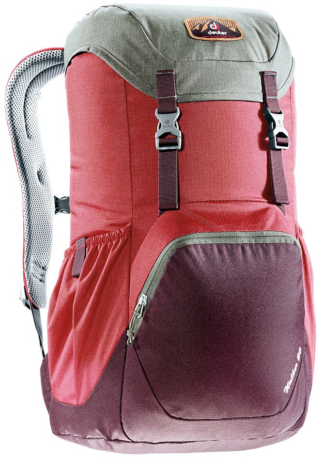 Рюкзак Deuter Walker 20, цвет: бордовый, фиолетовый, 20 л3810617_5005 Рюкзак Deuter Walker 20, цвет: бордовый, фиолетовый, 20 л3810617_5005Компактный, спортивный рюкзак идеально подходит для людей, предпочитающих пешие прогулки. Система подвески AirComfort с великолепной вентиляцией и легкие материалы в конструкции делают рюкзак настолько удобными, что вы забудете, что у вас за спиной рюкзак.Особенности: Спинка Airstripes для великолепной вентиляции;Очень комфортные, эргономичные, с мягкими краями плечевые лямки; Отделение для документов; Карабин для ключей; Боковые карманы с эластичным, растягивающимся краем; Большой накладной карман на молнии с органайзером для мобильного телефона, кошелька и т.д. ; Сменный, в ретро-стиле, съемный поясной ремень; Внутренний карман для ценных вещей (Walker 16 & 20). Размер рюкзака: 48 х 28 х 21.