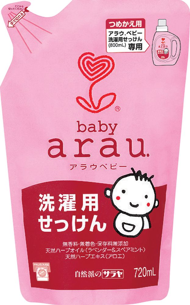 Arau Baby Жидкость для стирки детской одежды картридж 720 мл106-026 Arau Baby Жидкость для стирки детской одежды картридж 720 мл106-026Жидкость для стирки создана на основе 100% натуральных компонентов – натурального мыла, полученного из кокосового масла, с добавлением экстрактов лаванды и мяты. Благодаря уникальной натуральной формуле жидкость для стирки эффективно удаляет загрязнения, делает белье мягким и приятным на ощупь.Не содержит синтетических ПАВов, ароматизаторов, красителей и консервантов.Подходит для всех типов тканей.Товар сертифицирован.
