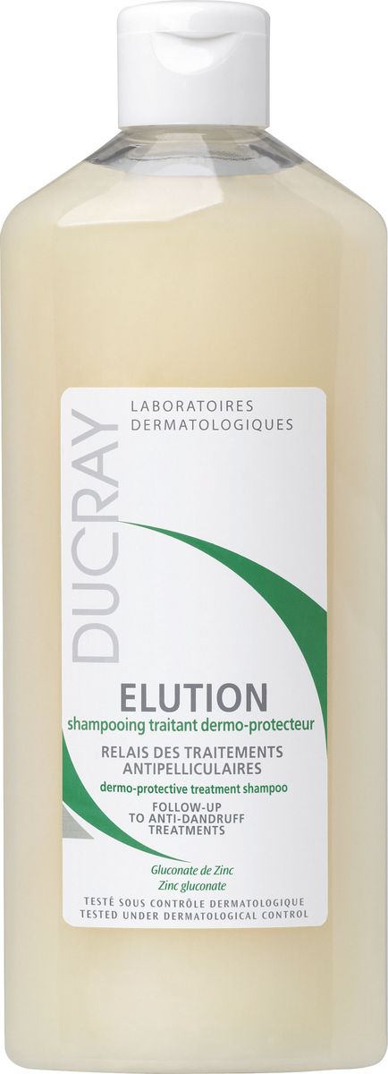 Ducray Шампунь Elution для чувствительной кожи головы частое применение, 300 млFS-00897 Ducray Шампунь Elution для чувствительной кожи головы частое применение, 300 млFS-00897Во время или в результате лечения от перхоти, кожа головы становится более чувствительной. Оздоравливающий шампунь Elution мягко очищает кожу головы и уменьшает риск повторного появления перхоти благодаря специальной мягкой очищающей основе в сочетании с успокаивающими активными компонентами. Основные компоненты: чтобы успокоить и защитить чувствительную кожу головы lерматологические лаборатории Ducray разработали дермозащитный шампунь Elution, который содержит ГЛЮКОНАТ ЦИНКА и МЯГКУЮ МОЮЩУЮ ОСНОВУ, благодаря которой сохраняется естественный баланс кожи волосистой части головы.