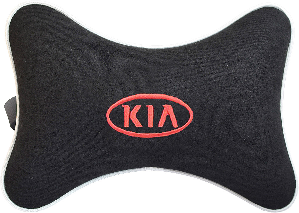 Подушка на подголовник Auto Premium Kia, цвет: черный. 3743137431 Подушка на подголовник Auto Premium Kia, цвет: черный. 3743137431Подушка на подголовник Auto Premium Kia - это прежде всего лучший способ создать комфорт для шеи и головы во время пребывания в автомобильном кресле. Большинство штатных подголовников устроены так, что до них попросту не дотянуться. Данный аксессуар полностью решает эту проблему, создавая мягкую ортопедическою поддержку. Подушка крепится к сиденью, а это значит один раз поставил - и забыл. Меньше утомляемость - выше внимание и концентрация на дороге. Подушка одинаково удобна для пассажира и водителя. Выполнена из велюра.