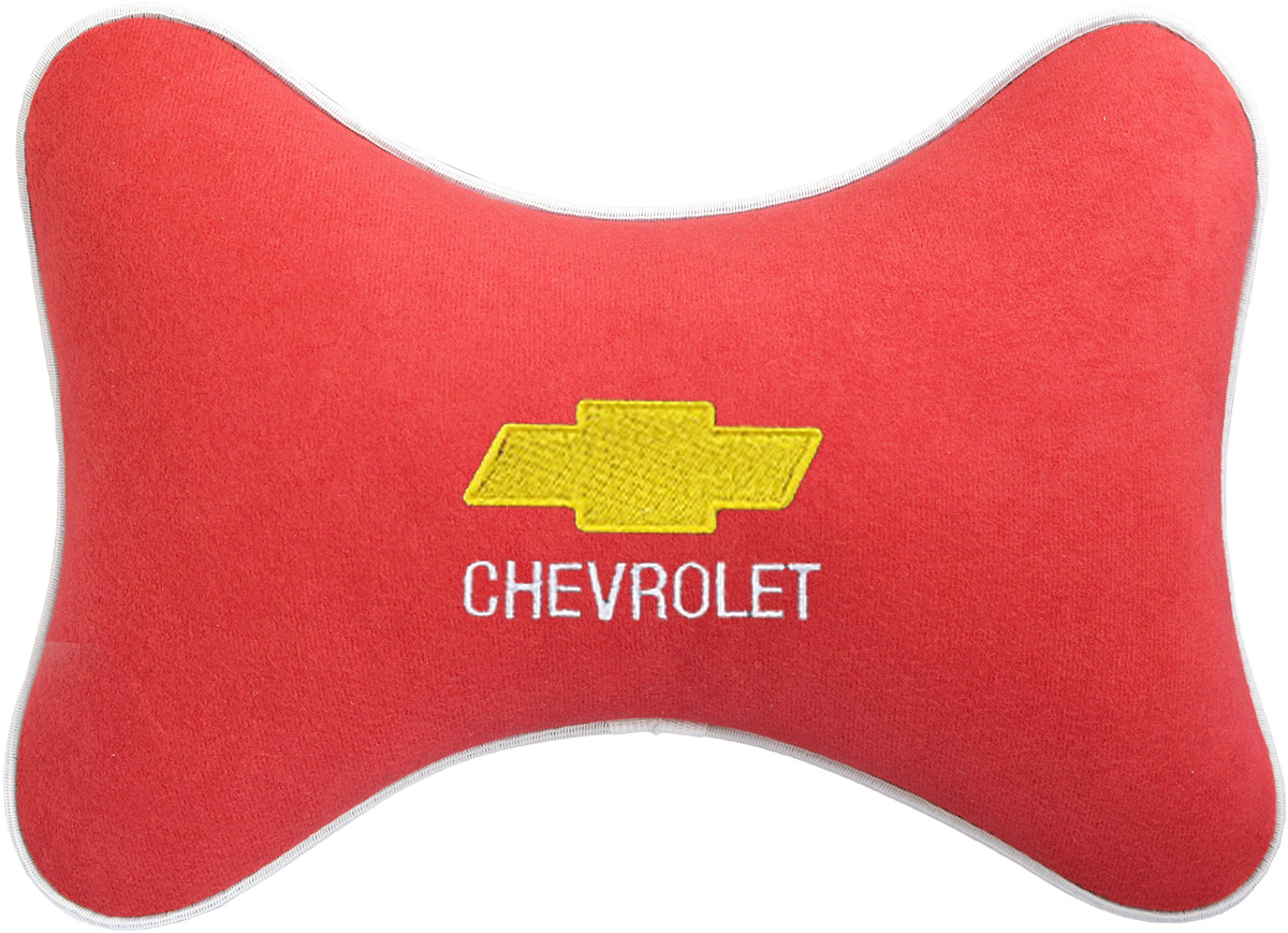 Подушка на подголовник Auto Premium Chevrolet, цвет: красный. 37465Ветерок 2ГФ Подушка на подголовник Auto Premium Chevrolet, цвет: красный. 37465Ветерок 2ГФПодушка на подголовник - это прежде всего лучший способ создать комфорт для шеи и головы во время пребывания в автомобильном кресле. Большинство штатных подголовников устроены так, что до них попросту не дотянуться. Данный аксессуар полностью решает эту проблему, создавая мягкую ортопедическою поддержку. Подушка крепится к сиденью, а это значит один раз поставил - и забыл.Меньше утомляемость - а следовательно выше внимание и концентрация на дороге.Одинакова удобна для пассажира и водителя.Подушка выполнена из велюра.