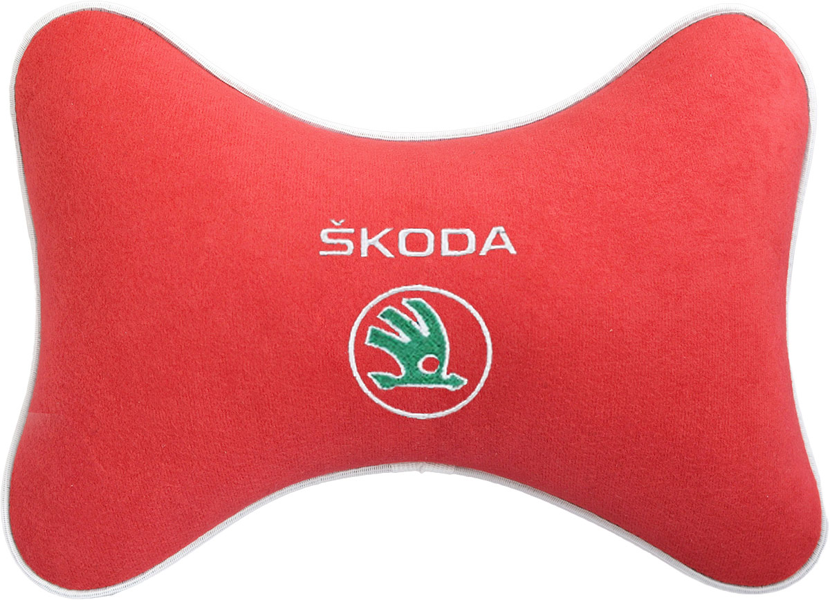 Подушка на подголовник Auto Premium Skoda, цвет: красный. 3747237448 Подушка на подголовник Auto Premium Skoda, цвет: красный. 3747237448Подушка на подголовник - это прежде всего лучший способ создать комфорт для шеи и головы во время пребывания в автомобильном кресле. Большинство штатных подголовников устроены так, что до них попросту не дотянуться. Данный аксессуар полностью решает эту проблему, создавая мягкую ортопедическою поддержку. Подушка крепится к сиденью, а это значит один раз поставил - и забыл.Меньше утомляемость - а следовательно выше внимание и концентрация на дороге.Одинакова удобна для пассажира и водителя.Подушка выполнена из велюра.