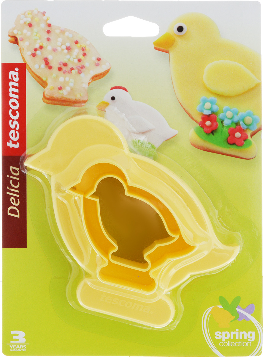 Формы Tescoma Delicia. Цыплята, двусторонние, 4 размера, 2 шт54 009312 Формы Tescoma Delicia. Цыплята, двусторонние, 4 размера, 2 шт54 009312Двусторонние формы Tescoma Delicia. Цыплята выполнены из высококачественного пластика в виде забавных цыплят. В комплект входят две формы. Формы отлично подходят для приготовления печенья и имеют 4 разных размера. Можно мыть в посудомоечной машине. Размер форм: 12 х 11,5 см; 8,5 х 8 см; 7 х 7 см; 5 х 5 см.