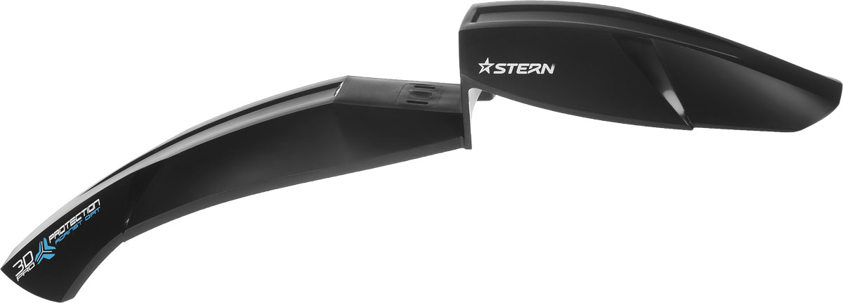 Крыло переднее Stern. CFM-1CFM-1. Крыло переднее Stern. CFM-1CFM-1.Переднее велосипедное крыло Stern выполнено из высококачественного пластика и обеспечивает надежную защиту от грязи и камней, вылетающих из-под колес, как при коротких поездках в черте города, так и в длительных марафонах за его пределами. Крыло с легкостью устанавливается в переднюю вилку с помощью болта, что гарантирует надежную фиксацию.Диаметр колес: 26-29.