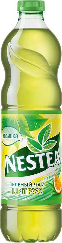 Nestea Цитрус зеленый чай, 1,75 л0120710 Nestea Цитрус зеленый чай, 1,75 л0120710Освежающий чай Nestea или айс-ти (от английского ice-tea ледяной чай) - это напиток без консервантов, приготовленный из лучших сортов чая с добавлением фруктовых и ягодных соков. Обладает натуральным вкусом с уникальным сочетанием чая и свежих фруктов. Полное отсутствие консервантов, ароматизаторов идентичных натуральным.Уважаемые клиенты! Обращаем ваше внимание на то, что бутылка может иметь несколько видов дизайна. Поставка осуществляется в зависимости от наличия на складе.