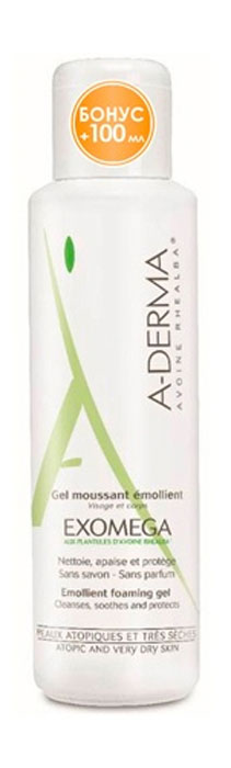 A-Derma Экзомега Смягчающий пенящийся гель, 500 млFS-00897 A-Derma Экзомега Смягчающий пенящийся гель, 500 млFS-00897Смягчающий пенящийся гель нежно очищает, увлажняет и смягчает атопичную и очень сухую кожу младенцев, детей и взрослых благодаря содержанию в составе экстракта ростков овса Реальба. Успокаивает и снимает зуд с кожи. Бережно ухаживает за кожей, не раздражая ее. Подходит для взрослых, подростков, детей, младенцев. Для лица и тела.