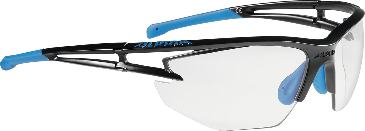 Очки солнцезащитные Alpina Eye-5 Hr Vl+, цвет: синий, черный. A8531135RivaCase 8460 black Очки солнцезащитные Alpina Eye-5 Hr Vl+, цвет: синий, черный. A8531135RivaCase 8460 blackСолнцезащитные очки Alpina Eye-5 Hr Vl+, выполненные из пластика, предназначены как для езды на велосипеде, так и для многих других видов спорта. Большие изогнутые линзы-объективы высокого качества обеспечивают управление воздушными потоками, ветер не попадает в глаза во время гонок, а также предотвращают запотевание и защищают от ультрафиолетовых излучений.Технология Cold Flex не позволяет деформироваться при холодной температуре.