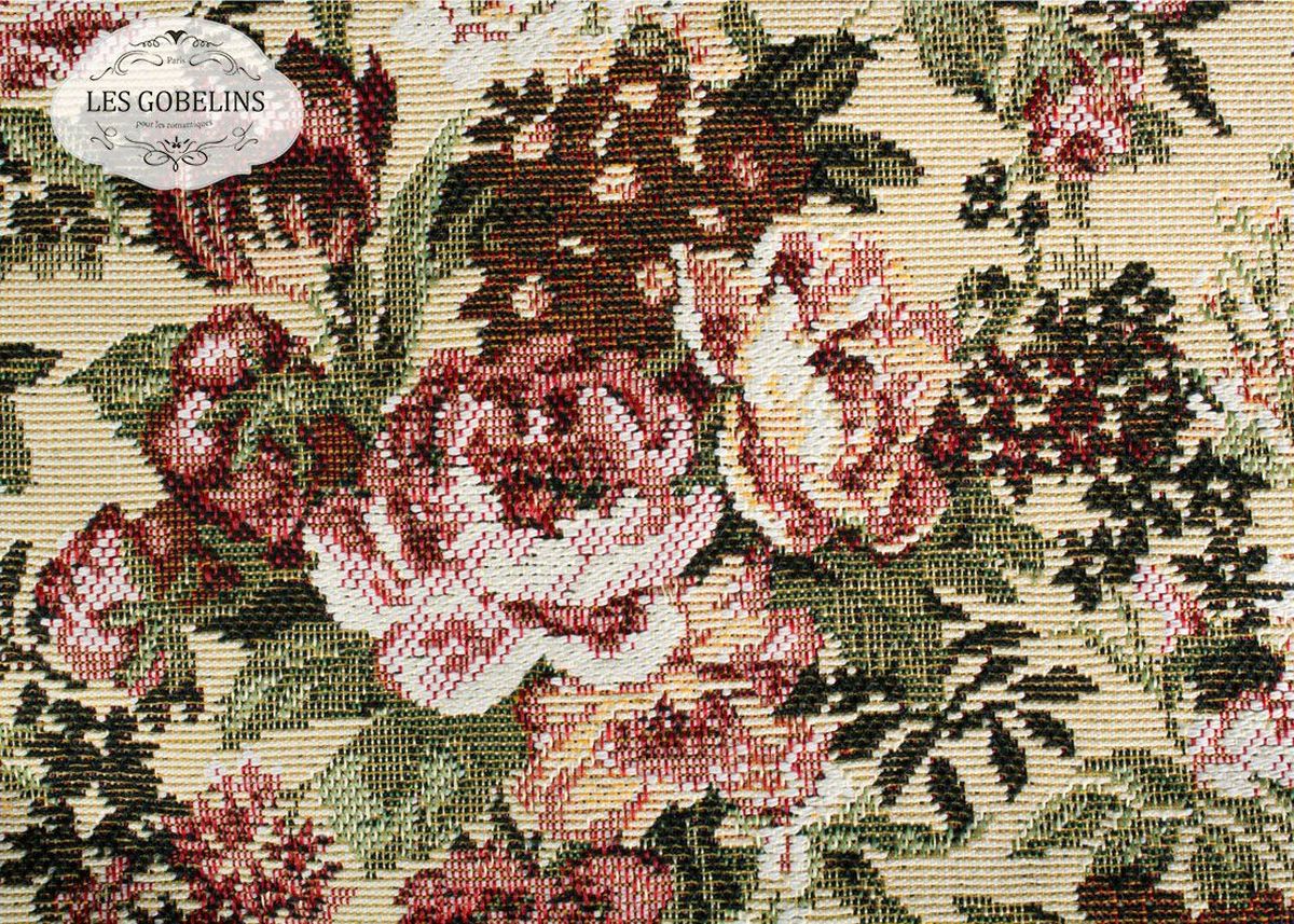 Покрывало на диван Les Gobelins Bouquet Francais, 160 х 200 см1004900000360 Покрывало на диван Les Gobelins Bouquet Francais, 160 х 200 см1004900000360Покрывало на диван Les Gobelins Bouquet Francais с ярким цветочным рисунком привлечет к себе внимание и органично впишется в интерьер комнаты. Изделие изготовлено из высококачественной ткани гобелен и оформлено бахромой и кисточками. Необычайная красота сочетается в этом покрывале с высокой прочностью и долговечностью, а свойство гобелена по-разному проявлять себя в зависимости от освещения помещения позволяет открывать все новые и новые детали, которые, как казалось, раньше скрывал гобелен.Красочное и приятное на ощупь покрывало сделает интерьер спальни, детской или гостиной уютнее и своеобразнее. Состав материала: 50% хлопок, 50% полиэстер.