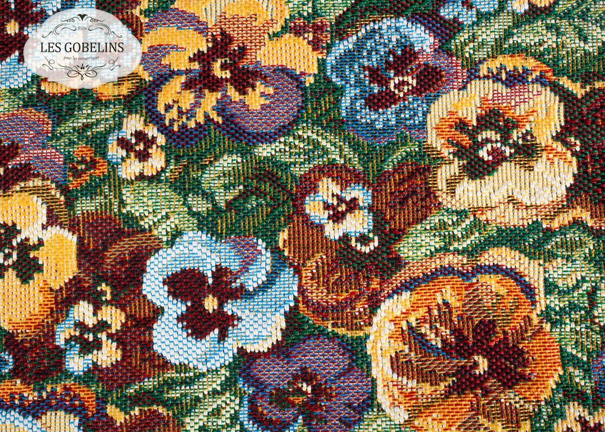Покрывало на диван Les Gobelins Fleurs De Jardin, 160 х 200 см391602 Покрывало на диван Les Gobelins Fleurs De Jardin, 160 х 200 см391602Покрывало на диван Les Gobelins Fleurs De Jardin с ярким цветочным рисунком привлечет к себе внимание и органично впишется в интерьер комнаты. Изделие изготовлено из высококачественной ткани гобелен и оформлено бахромой и кисточками. Необычайная красота сочетается в этом покрывале с высокой прочностью и долговечностью, а свойство гобелена по-разному проявлять себя в зависимости от освещения помещения позволяет открывать все новые и новые детали, которые, как казалось, раньше скрывал гобелен.Красочное и приятное на ощупь покрывало сделает интерьер спальни, детской или гостиной уютнее и своеобразнее. Состав материала: 52% хлопок, 48% полиэстер.
