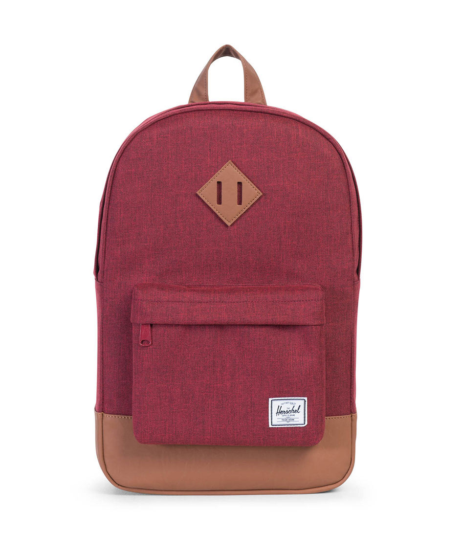 Рюкзак городской Herschel Heritage Mid-Volume (A/S), цвет: бордовый. 828432101320Гризли Рюкзак городской Herschel Heritage Mid-Volume (A/S), цвет: бордовый. 828432101320ГризлиHerschel продолжает радовать своих поклонников качественными аксессуарами, выполненными в лучших традициях качества бренда. Лаконичный дизайн, компактные размеры, широкий ассортимент расцветок, отличная функциональность. Такой рюкзак станет Вашим надежным другом в повседневных делах, а также прекрасно дополнит городской образ.