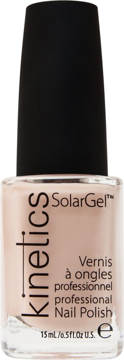 Kinetics Профессиональный лак SolarGel Polish, 15 мл, тон 00528032022 Kinetics Профессиональный лак SolarGel Polish, 15 мл, тон 00528032022Новое поколение профессиональных гелевых лаков для ногтей, которые наносятся как обычный лак, а выглядят как гель. Ультра модные и классические цвета, поражают своей стойкостью и разнообразием оттенков. Стойкость до 10 дней, не требует специальной сушки в UV/LED лампе. Рекомендуется использовать с верхним покрытием SolarGel Top Coat
