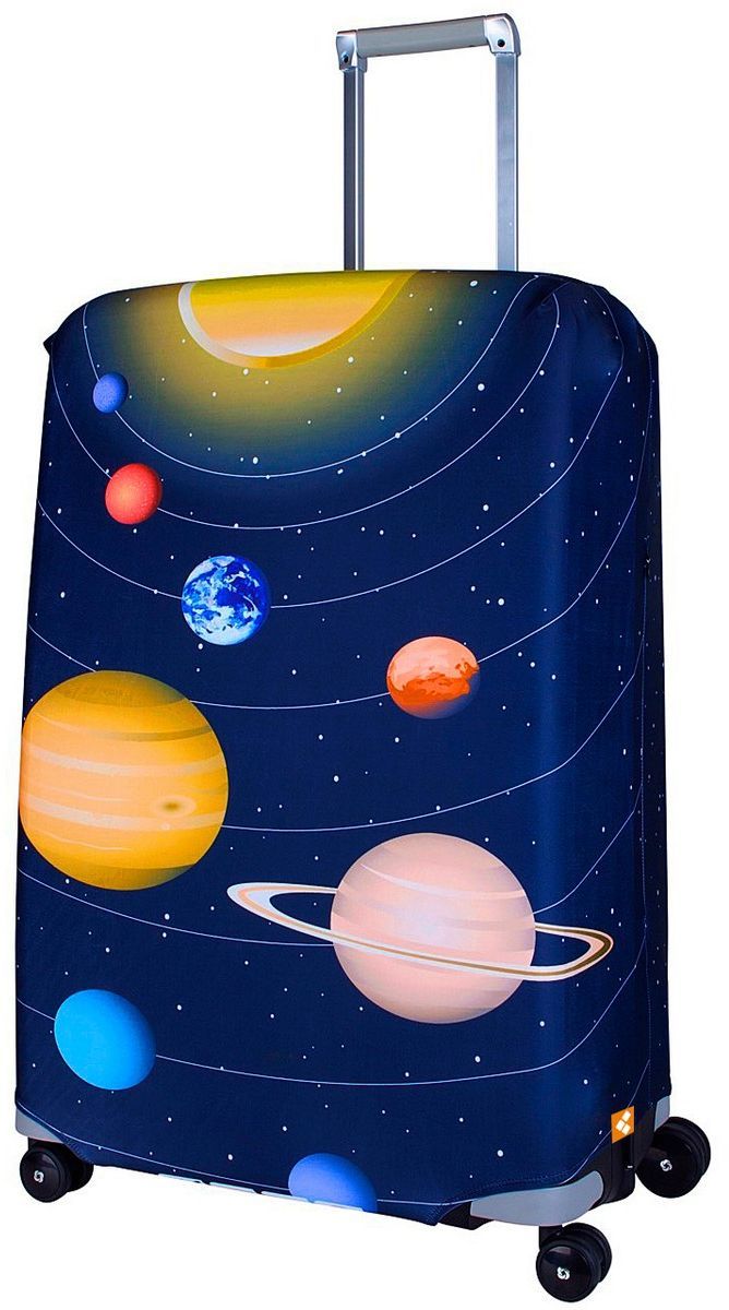 Чехол для чемодана Routemark Solar, размер L/XL (75-85 см)KSA-10347 Чехол для чемодана Routemark Solar, размер L/XL (75-85 см)KSA-10347Для больших чемоданов, высотой от 75 до 85 см (29-33 inch) (мерить от пола). Плотность ткани - 240 г/кв.м, упрочнённые швы, 2 потайные молнии для боковых ручек с двух сторон. Внизу чехла - молния трактор, дополнительная резинка с фастексом для лучшей усадки. Стойкая сублимационная печать.