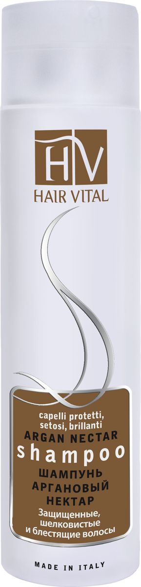 Hair Vital Шампунь Аргановый нектар, 250 мл70870 Hair Vital Шампунь Аргановый нектар, 250 мл70870• Восстанавливает структуру волос• Стимулирует рост волос• Интенсивно увлажняет и питает• Придает волосам ослепительный блеск и жизненную силу• Облегчает расчесывание и укладку волос• Защищает от неблагоприятных факторов окружающей средыАктивные компоненты: аргановое масло, касторовое масло, подсолнечник, диметикон, пантенол, OG2