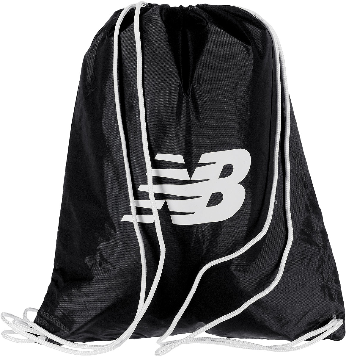 Рюкзак New Balance Cinch Sack, цвет: черный. 500006/BK10130-11 Рюкзак New Balance Cinch Sack, цвет: черный. 500006/BK10130-11Стильный спортивный рюкзак New Balance Cinch Sack выполнен из нейлона и оформлен символикой бренда. Изделие имеет одно основное отделение, которое закрывается с помощью затягивающего шнурка.Веревочные завязки можно использовать как наплечные лямки. Стильный и функциональный рюкзак поместит все необходимое.