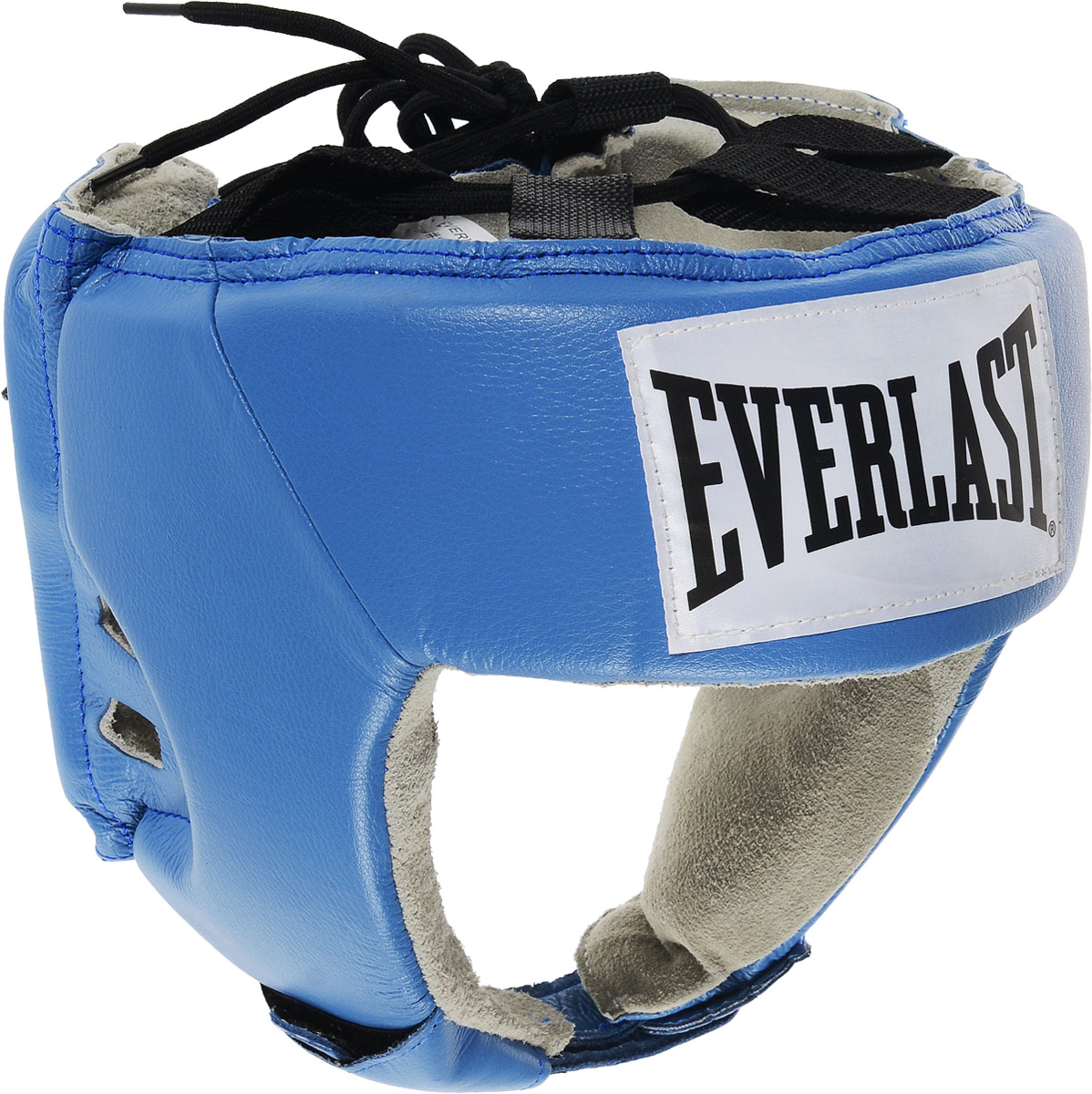 Шлем боксерский Everlast USA Boxing, цвет: синий, белый, черный. Размер XLKSO-10024WKF Шлем боксерский Everlast USA Boxing, цвет: синий, белый, черный. Размер XLKSO-10024WKFEverlast USA Boxing - боксерский шлем, разработанный для выступления на любительских соревнованиях и одобренный ассоциацией USA Boxing. Плотный четырехслойный пенный наполнитель превосходно амортизирует удары и значительно снижает риск травмы. Качественная натуральная кожа (снаружи) и не менее качественная замша (внутри) обеспечивают значительный запас прочности и отличную износоустойчивость. Подгонка под необходимый размер и фиксация на голове происходят за счет затягивающихся шнурков.Если вы еще ищите шлем для предстоящих соревнований, то Everlast USA Boxing - это ваш выбор!Диаметр головы: 18 см.
