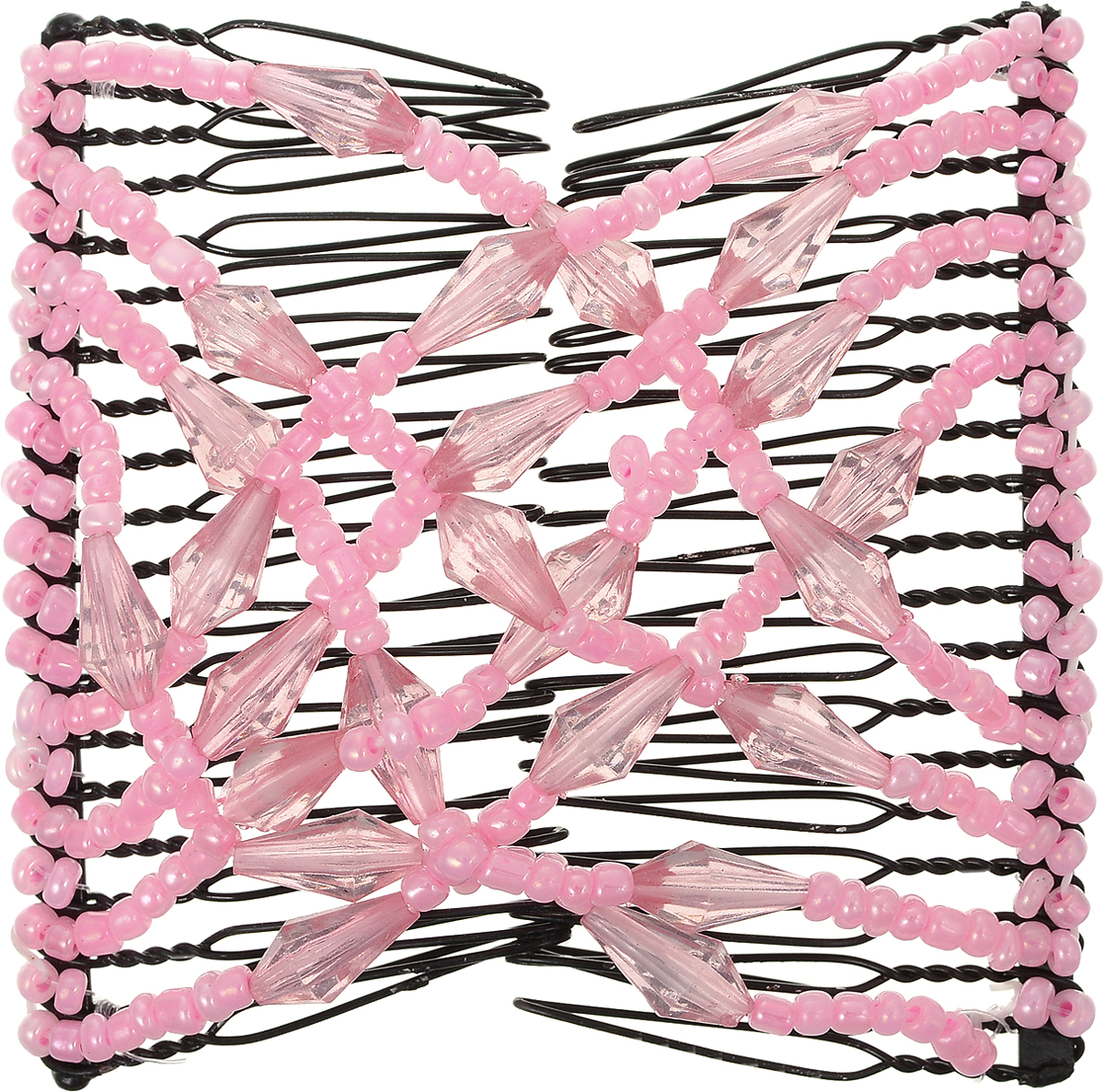 EZ-Combs Заколка Изи-Комбс, одинарная, цвет: розовый. ЗИО_конусSB 262 EZ-Combs Заколка Изи-Комбс, одинарная, цвет: розовый. ЗИО_конусSB 262Удобная и практичная EZ-Combs подходит для любого типа волос: тонких, жестких, вьющихся или прямых, и не наносит им никакого вреда. Заколка не мешает движениям головы и не создает дискомфорта, когда вы отдыхаете или управляете автомобилем. Каждый гребень имеет по 20 зубьев для надежной фиксации заколки на волосах! И даже во время бега и интенсивных тренировок в спортзале EZ-Combs не падает; она прочно фиксирует прическу, сохраняя укладку в первозданном виде.Небольшая и легкая заколка для волос EZ-Combs поместится в любой дамской сумочке, позволяя быстро и без особых усилий создавать неповторимые прически там, где вам это удобно. Гребень прекрасно сочетается с любой одеждой: будь это классический или спортивный стиль, завершая гармоничный облик современной леди. И неважно, какой образ жизни вы ведете, если у вас есть EZ-Combs, вы всегда будете выглядеть потрясающе.