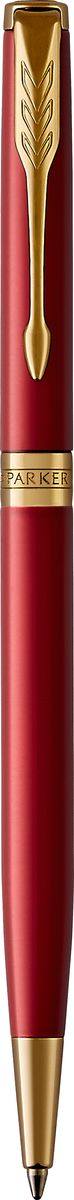 Parker Ручка шариковая Sonnet Slim Laque Red GT72523WD Parker Ручка шариковая Sonnet Slim Laque Red GT72523WDШариковая ручка Parker Sonnet Slim Red GT - идеальный инструмент для письма. Материал ручки - нержавеющая сталь с покрытием глянцевого лака глубокого красного цвета, в отделке применяется позолота 23К. Зона захвата - пластик. Способ подачи стержня: поворотный.Данный пишущий инструмент поставляется в фирменной подарочной коробке премиум-класса, что делает его превосходным подарком.Произведено во Франции.