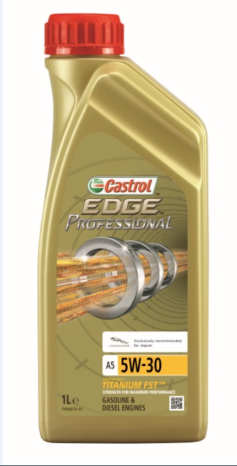 Моторное масло Castrol EdgeProfessional A5 5W-30 Jaguar, 1 лS03301004 Моторное масло Castrol EdgeProfessional A5 5W-30 Jaguar, 1 лS03301004ОписаниеПолностью синтетическое моторное масло Castrol EDGE Professional произведено сиспользованием новейшей технологии TITANIUM FST™.Технология TITANIUM FST™ на физическом уровне меняет поведение масла Castrol EDGEPROFESSIONAL в условиях экстремальных нагрузок.Основой технологии TITANIUM FST™ являются полимерные металлоорганические соединения,содержащие титан. Таким образом, титан становится компонентом масла и работает в унисон стехнологией усиленной масляной плёнки Fluid Strength Technology (FST™), которая была внедренав 2011 году. Испытания подтвердили, что TITANIUM FST™ в 2 раза увеличивает прочностьмасляной плёнки, предотвращая её разрыв и снижая трение для максимальнойпроизводительности двигателя.Используя опыт сотрудничества с автопроизводителями мы применили такую же технологию,которая ранее использовалась только при производстве масла для конвейерной заливки.Моторное масло Castrol EDGE Professional прошло многоуровневую микрофильтрацию. Контролькачества осуществляется с использованием новой технологии оптического измерения частицCastrol – Optical Particle Measurement System (OPMS).Castrol EDGE Professional - первое в мире масло сертифицированное как CO2- нейтральное всоответствии с мировыми стандартами.Уникальной особенностью Castrol EDGE Professional является его характерное свечение в УФ-лучах, что служит гарантией профессионального качества.ПрименениеCastrol EDGE Professional A5 5W-30 предназначено для бензиновых и дизельных двигателейавтомобилей, где производитель рекомендует моторные масла класса вязкости SAE 5W-30спецификаций ACEA A1/B1, A5/B5, API SN/CF или более ранних.Castrol EDGE Professional A5 5W-30 рекомендовано и одобрено для использования в двигателяхавтомобилей, требующих смазочные материалы спецификации Meets Ford WSS-M2C913-C.Castrol EDGE Professional A5 5W-30 рекомендовано и одобрено для использования в двигателяхавтомобилей Jaguar Land Rover, требующих смазочные материалы спецификации Jaguar LandRover – ST JLR.03.5003.ПреимуществаCastrol EDGE Professional A5 5W-30 обеспечивает надёжную и максимально эффективную работусовременных высокотехнологичных двигателей, созданных по новейшим инженернымразработкам, которые работают в условиях ужесточённых допусков производителей техники,требующих высокого уровня защиты и использования маловязких масел.Castrol EDGE Professional A5 5W-30:- поддерживает максимальную эффективность работы двигателя, как в краткосрочномпериоде времени, так и на длительный срок службы;- подавляет образование отложений, способствуя повышению скорости реакции двигателя на нажатие педали акселератора;- обеспечивает надёжную защиту всех деталей мотора в разных условиях движения, в широких диапазонах температур и скоростей;- поддерживает максимальную мощность двигателя в течении длительного времени, даже в условиях интенсивной эксплуатации;- повышает КПД двигателя (независимо подтвержденно).СпецификацииACEA A1/B1, A5/B5API SN/CFILSAC GF4Meets Ford WSS-M2C913-CJaguar Landrover - ST JLR.03.5003