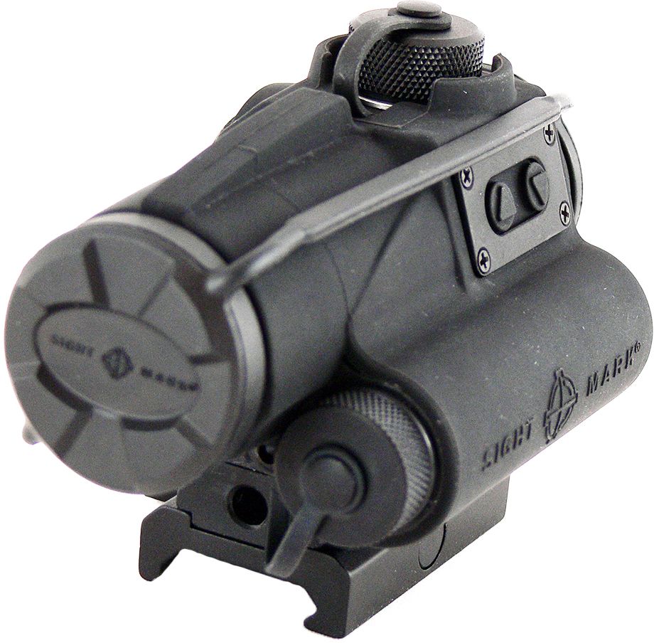 Прицел коллиматорный Sightmark Wolverine CSR, закрытый на Weaver/Picatinny, 4MOAAIRWHEEL M3-162.8 Прицел коллиматорный Sightmark Wolverine CSR, закрытый на Weaver/Picatinny, 4MOAAIRWHEEL M3-162.8Коллиматор Sightmark Wolverine CSR закрытый на Weaver/Picatinny, марка - точка 4MOA, подсветка красная. Арт. SM26021Компания Sightmark, США,Техас, Мэнсфилд впервые представила свою продукцию в 2007 году на SHOT Show. Основной целью компании является разработка и производство современной оптики и аксессуаров для охотников, спортсменов и стрелков. Кроме того, каждый продукт разработан для специализированного рынка, позволяя стрелкам получить больше высококачественных изделий для их огнестрельного оружия и пистолетов. Все коллиматорные прицелы Sightmark разработаны для ружей, винтовок и пистолетов.Коллиматорный прицел Sightmark Wolverine CSR выполнен из цельной заготовки авиационного алюминиевого сплава. Корпус коллиматора покрыт резиновой броней для защиты от механических повреждений.Данный коллиматорный прицел идеально подходит для короткоствольного огнестрельного оружия (дробовики, винтовки), позволяя вести точный прицельный огонь по быстродвижущимся объектам.Коллиматор имеет очень низкое потребление энергии. Одна батарейка может работать на самом высоком уровне яркости подсветки примерно до 900 часов. Двумя кнопками, расположенными сбоку на корпусе коллиматора, его можно включить/выключить, отрегулировать степень яркости прицельной марки и переключить в режим совместимости с NV (приборами ночного видения). Режимы работы: Off, NV1, NV2, 3-10 (вкл/выкл, 2 ночных режима и 8 дневных).Тип крепления на Weaver/Picatinny - винтовой зажим. Так же может дополнительно регулироваться по высоте, так как кронштейн, который идет в комплекте, имеет дополнительную проставку. Степень защиты - IP67 водонепроницаемый. Тип: закрытыйУвеличение (х): 1Прицельная марка: точка 4МОАПодсветкаприцельной марки: красная, 8 уровней яркостиДиаметр объектива: 23 ммДлина прицела: 84 ммМатериал: высокопрочный авиационный алюминиевый сплавТип батареи: ААКрепление: на Weaver/PicatinnyСовместимость с приборами ночного видения: да, 2 режима NVВес с кронштейном: 285 гВес с упаковкой: 440 гРазмер упаковки (ДхШхВ): 17х9х9 смГарантия: 1 годКомплектация:- коллиматорный прицел- шестигранный ключ- дополнительные винты (4 шт.)- батарея АА- салфетка для протирки оптики- силиконовые эластичные крышки на объектив и окуляр- кронштейн Weaver/Picatinny с дополнительной проставкой, установлен на коллиматоре.