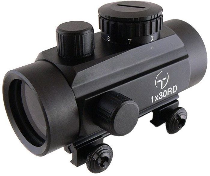 Прицел коллиматорный Target Optic 1x30, закрытый на Weaver, марка - точка3B327 Прицел коллиматорный Target Optic 1x30, закрытый на Weaver, марка - точка3B327Коллиматор Target Optic 1x30 закрытый на Weaver, марка - точка. Арт. TO-1-30Коллиматорный прицел Target Optic 1x30 закрытого типа с семью уровнями подсветки предназначен для установки на гладкоствольное и нарезное оружие, а также на пневматическое, с энергией не более 7,5 Дж. Cистема монтажа позволяет устанавливать прицел на любое оружие, оборудованное стандартной базой Weaver/Picatinny. Крепится на оружие с помощью двух винтов на расстоянии от 5 до 40 см от глаза стрелка до окуляра прицела. Верхний и боковой пристрелочные винты регулируют точку прицеливания. Щелчок пристрелочного винта соответствует смещению точки попадания на 12-15мм на дистанции 100м. Оснащен регулятором яркости прицельной марки, который позволяет изменять интенсивность подсветки в пределах 7 уровней, что важно для качественной подстройки прицела под определенный вид охоты.Линзы прицела имеют специальное покрытие, которое защищает их от запотевания и от мелких повреждений. Качественная оптика позволяет использование прицела в условиях недостаточной освещенности. Использование коллиматорного прицела обеспечивает более удобное и быстрое прицеливание. При достижении определенного навыка, пользователь в дальнейшем будет использовать только прицелы этого типа за счет их удобства и точности. Коллиматор надежно защищен от влаги и проникновения пыли вовнутрь. Но, стоит учитывать, что данная модель не является водонепроницаемой (нельзя погружать в воду). Небольшой вес не сильно утяжелит оружие. Матовый корпус не создает солнечные блики, а, следовательно, не выдает местонахождение охотника. Тип: закрытыйУвеличение (х): 1Прицельная марка: точкаПодсветка прицельной марки: краснаяДиаметр объектива: 30 ммДлина прицела: 97 ммМатериал: алюминийТип батареи: CR2032 3VКрепление: на планку WeaverСовместимость с приборами ночного видения: нетВес с кронштейном: 211 гВес с упаковкой: 309 гРазмер упаковки (ДхШхВ): 17,7х8х6,8 смГарантия: 1 годКомплектация:- коллиматорный прицел- батарея CR2032 3V- защитные крышки на окуляр и объектив.