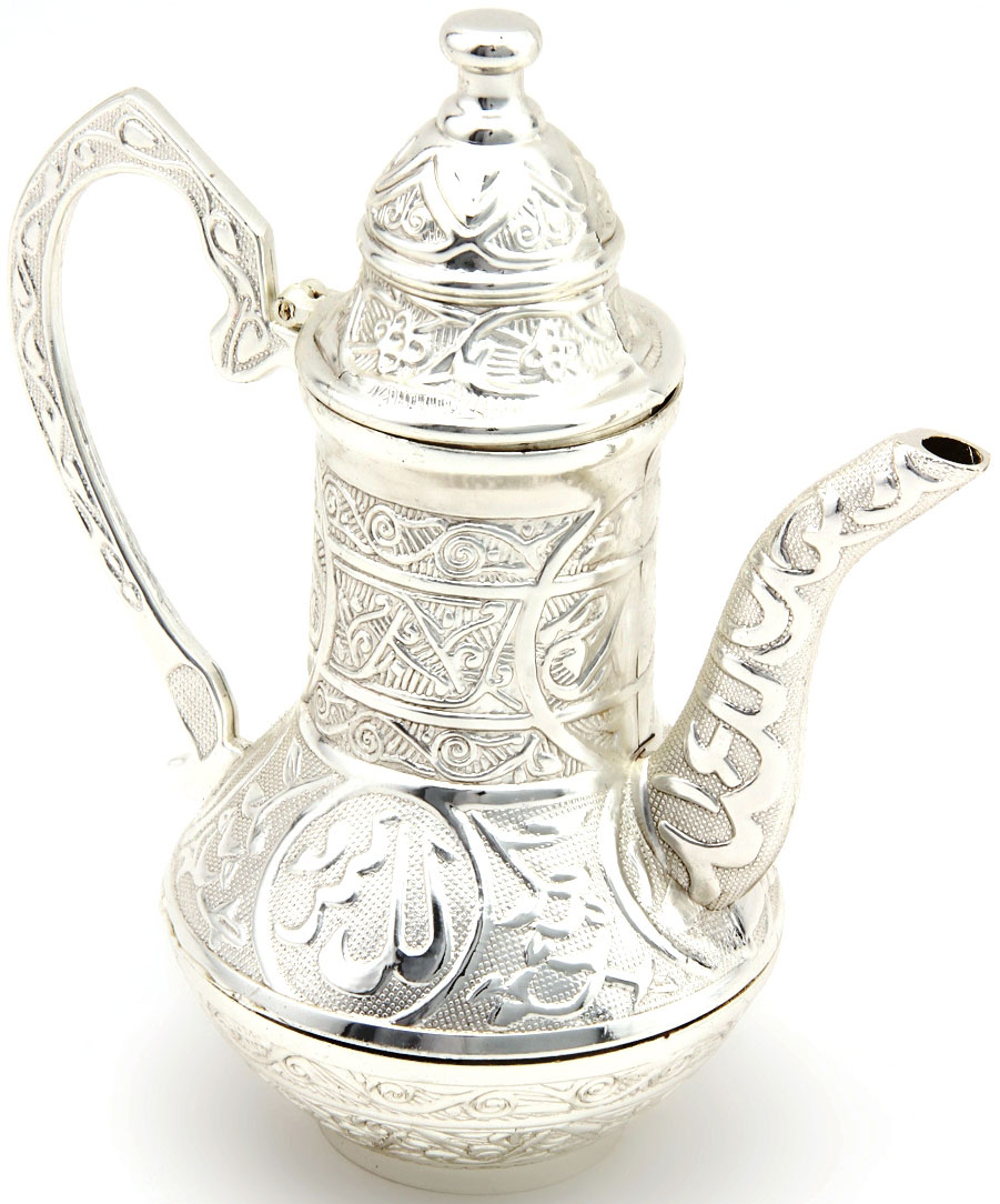Чайник заварочный Marquis, 1 л. 7055-MR115510 Чайник заварочный Marquis, 1 л. 7055-MR115510Заварочный чайник Marquis в восточном стиле изготовлен из стали с серебряно-никелевым покрытием. Внешняя поверхность украшена изящным рельефом. Чайник оснащен высоким носиком, большой ручкой и откидной крышкой. Такой чайник прекрасно подойдет для заварки чая, а также для хранения и сервировки соусов. Чайник Marquis - это великолепный подарок на любое торжество, а также приятный предмет для сервировки праздничного стола. Диаметр чайника (по верхнему краю): 5,5 см. Высота чайника (с учетом крышки): 17,5 см. Состав: нержавеющая сталь с никель-серебряным покрытем (гальваника). Уход: Сухая чистка либо протирать влажной тряпочкой без использования абразивных средств.