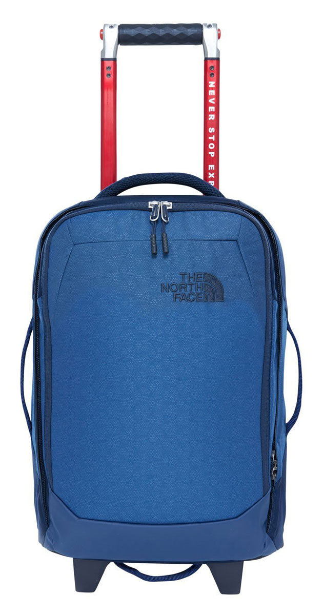 Сумка дорожная The North Face Overhead, цвет: синий. T92T7BLKMT92T7BLKM Сумка дорожная The North Face Overhead, цвет: синий. T92T7BLKMT92T7BLKMДорожная сумка Overhead объемом 29 литров - стильная, достаточно вместительная, чтобы упаковать все необходимое на один два-дня путешествия, в то же время компактная и удобная в транспортировке. В сумке есть мягкое отделение для ноутбука диагональю 15”. В основном отделении сетчатый карман на молнии. Удобная телескопическая ручка и четыре ручки для переноски. Прочные колеса с плавным ходом. Защитные вставки из пластика в местах повышенных нагрузок. U-молния в основном отделении с широким раскрытием. Внутренний сетчатый карман на молнии.