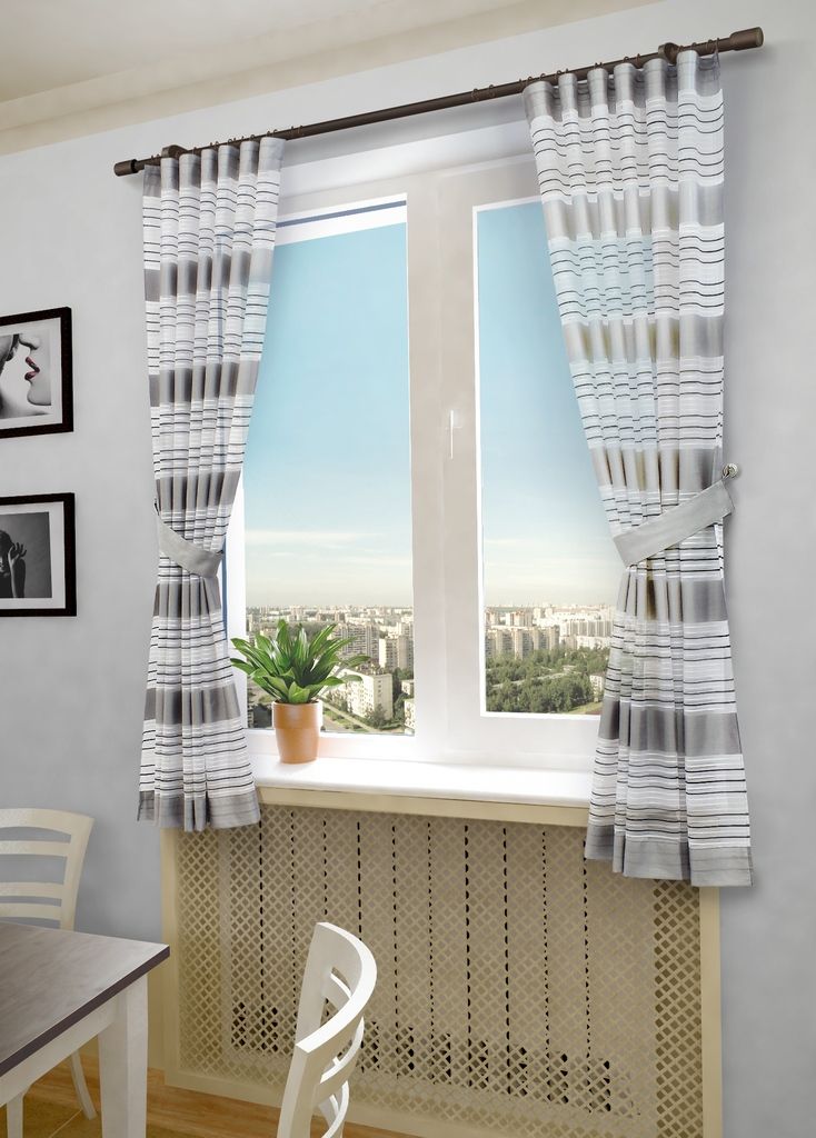 Комплект штор Sanpa Home Collection Зебра, на ленте, цвет: серый, высота 180 см956251325 Комплект штор Sanpa Home Collection Зебра, на ленте, цвет: серый, высота 180 см956251325Комплект штор Зебра, выполненный из вуали, великолепно украсит любое окно. Комплект состоит из двух штор и двух подхватов. Оригинальный рисунок и приятная цветовая гамма привлекут к себе внимание и органично впишутся в интерьер помещения. Этот комплект будет долгое время радовать вас и вашу семью!В комплект входит: Штора: 2 шт. Размер (Ш х В): 145 см х 180 см.Подхват: 2 шт.