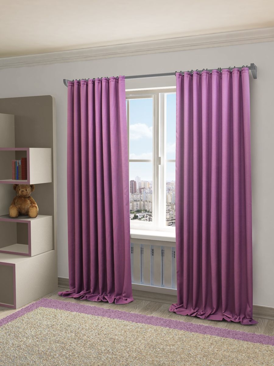 Штора Sanpa Home Collection Джоди, на ленте, цвет: сиреневый, высота 280 см1004900000360 Штора Sanpa Home Collection Джоди, на ленте, цвет: сиреневый, высота 280 см1004900000360Штора Джоди в классическом однотонном исполнении изготовлена из искусственного льна.Шторы - неотъемлемая часть интерьера и грамотно подобранная ткань подчеркнёт индивидуальность вашего интерьера, добавит уюта и комфорта.Крепление к карнизу осуществляется при помощи вшитой шторной ленты.