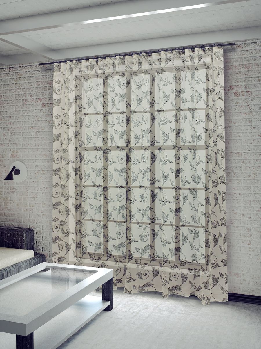 Тюль Sanpa Home Collection Изабелла, на ленте, цвет: серый, высота 260 см98299571 Тюль Sanpa Home Collection Изабелла, на ленте, цвет: серый, высота 260 см98299571Тюль Изабелла нежного цвета изготовлена из высококачественных материалов в технике деворе. Воздушная ткань привлечет к себе внимание и идеально оформит интерьер любого помещения. Деворе - это сложнейшая техника химического травления, при котором ткань приобретает великолепный, поистине волшебный вид. Изысканный атласный или бархатный рисунок буквально парит на матовом или прозрачном фоне, и материал становится лёгким, живым и объёмным.Крепление к карнизу осуществляется при помощи вшитой шторной ленты.