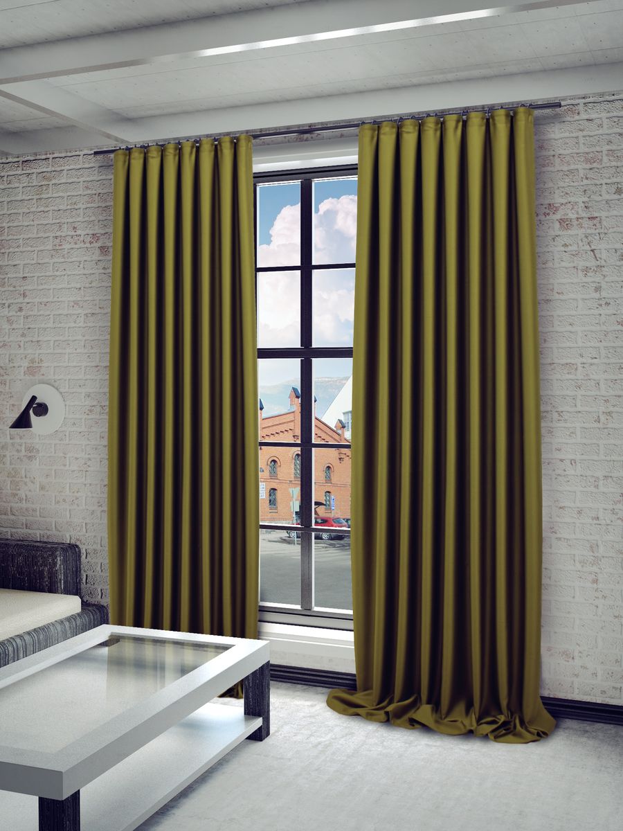 Штора Sanpa Home Collection Твила, на ленте, цвет: светло-хаки, высота 280 смHP blackout/118/1E Твила светло-хаки , 200*280 см Штора Sanpa Home Collection Твила, на ленте, цвет: светло-хаки, высота 280 смHP blackout/118/1E Твила светло-хаки , 200*280 смШтора Твила в классическом однотонном исполнении изготовлена из ткани блэкаут.Блэкаут (Blackout) - это особый вид светонепроницаемой ткани, изготовленной с одинарным или двойным сатиновым плетением из огнезащитного полиэфирного волокна.Крепление к карнизу осуществляется при помощи вшитой шторной ленты.