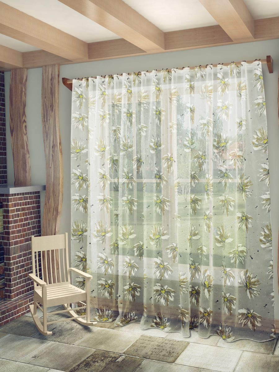Тюль Sanpa Home Collection Эстела, на ленте, цвет: серый, бежевый, высота 260 см1004900000360 Тюль Sanpa Home Collection Эстела, на ленте, цвет: серый, бежевый, высота 260 см1004900000360Тюль Эстела нежного цвета изготовлена из ткани деворе. Воздушная ткань привлечет к себе внимание и идеально оформит интерьер любого помещения. Деворе - это сложнейшая техника химического травления, при котором ткань приобретает великолепный, поистине волшебный вид. Изысканный атласный или бархатный рисунок буквально парит на матовом или прозрачном фоне, и материал становится лёгким, живым и объёмным.Крепление к карнизу осуществляется при помощи вшитой шторной ленты.