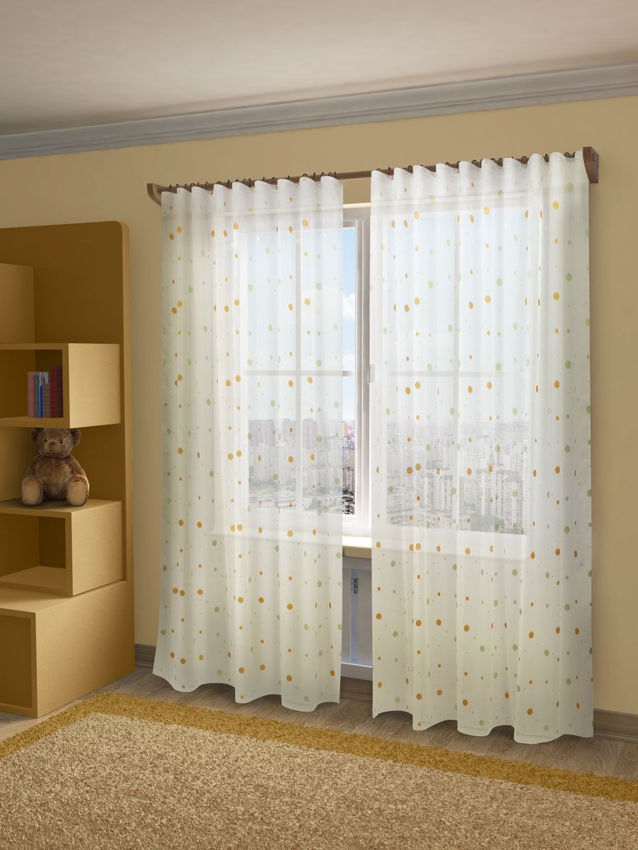 Комплект штор Sanpa Home Collection Джесика, на ленте, цвет: оранжевый, зеленый, высота 180 см100-49000000-60 Комплект штор Sanpa Home Collection Джесика, на ленте, цвет: оранжевый, зеленый, высота 180 см100-49000000-60Комплект штор Джесика, выполненный из жаккарда, великолепно украсит любое окно. Комплект состоит из двух штор и двух подхватов. Оригинальный рисунок и приятная цветовая гамма привлекут к себе внимание и органично впишутся в интерьер помещения. Этот комплект будет долгое время радовать вас и вашу семью!В комплект входит: Штора: 2 шт. Размер (Ш х В): 145 см х 180 см.Подхват: 2 шт.