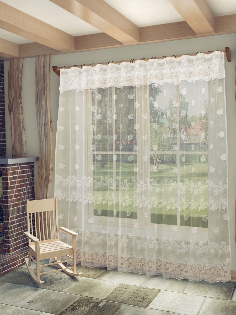 Тюль Sanpa Home Collection Арабела, на ленте, цвет: белый, высота 250 смGC220/05 Тюль Sanpa Home Collection Арабела, на ленте, цвет: белый, высота 250 смGC220/05Тюль Арабела нежного цвета в классическом исполнении изготовлена из ткани жаккард. Тюль дополнена ламбрекеном Жаккард - одна из дорогостоящих тканей, так как её производство трудозатратно. Своеобразный рельефный рисунок, который получается в результате сложного переплетения на плотной ткани, напоминает гобелен.Крепление к карнизу осуществляется при помощи вшитой шторной ленты.