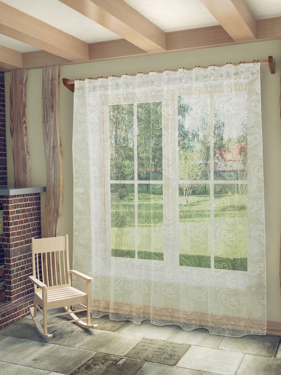 Тюль Sanpa Home Collection Женевьева, на ленте, цвет: бежевый, высота 260 смPANTERA SPX-2RS Тюль Sanpa Home Collection Женевьева, на ленте, цвет: бежевый, высота 260 смPANTERA SPX-2RSТюль Женевьева нежного цвета в классическом исполнении изготовлена из органзы в технике деворе Воздушная ткань привлечет к себе внимание и идеально оформит интерьер любого помещения. Органза - тонкая жёсткая прозрачная ткань, сделанная из шёлка, полиэстера или вискозы путём скручивания двух волокон. Деворе - это сложнейшая техника химического травления, при котором ткань приобретает великолепный, поистине волшебный вид. Изысканный атласный или бархатный рисунок буквально парит на матовом или прозрачном фоне, и материал становится лёгким, живым и объёмным. Крепление к карнизу осуществляется при помощи вшитой шторной ленты.