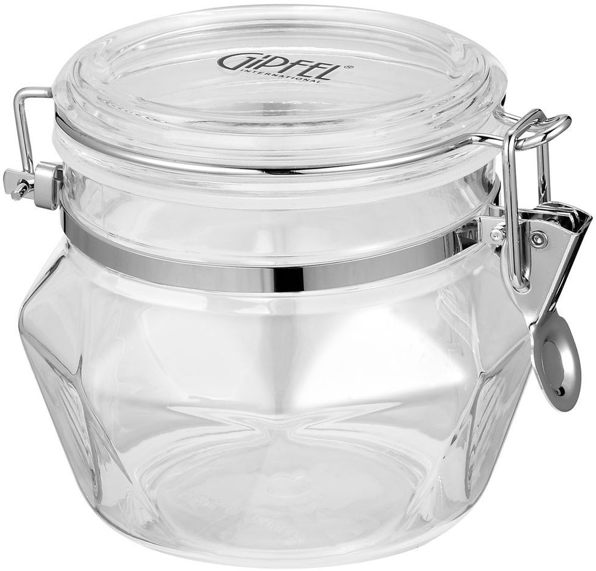 Банка для сыпучих продуктов Gipfel Kron, 0,65 л. 3723VT-1520(SR) Банка для сыпучих продуктов Gipfel Kron, 0,65 л. 3723VT-1520(SR)Посуда Gipfel изготовлена только из качественных, экологически чистых материалов. Также уделяется особое внимание дизайну продукции, способному удовлетворять вкусы даже самых взыскательных покупателей. Сталь 8/10, из которой изготавливается посуда и аксессуары Gipfel, является уникальной. Она отличается высокими эксплуатационными характеристиками и крайне устойчива к физическим воздействиям. Сложно найти более подходящий для создания качественной кухонной посуды материал. Отличительной чертой металлической посуды, выполненной из подобной стали, является характерный сероватый оттенок поверхности и особый блеск. Это позволяет приготовить более здоровую пищу.