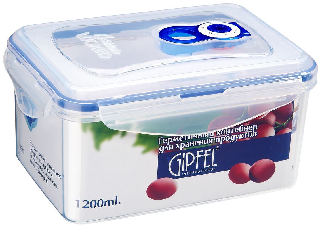 Контейнер вакуумный Gipfel, 1200 млVT-1520(SR) Контейнер вакуумный Gipfel, 1200 млVT-1520(SR)Посуда Gipfel изготовлена только из качественных, экологически чистых материалов. Также уделяется особое внимание дизайну продукции, способному удовлетворять вкусы даже самых взыскательных покупателей. Сталь 8/10, из которой изготавливается посуда и аксессуары Gipfel, является уникальной. Она отличается высокими эксплуатационными характеристиками и крайне устойчива к физическим воздействиям. Сложно найти более подходящий для создания качественной кухонной посуды материал. Отличительной чертой металлической посуды, выполненной из подобной стали, является характерный сероватый оттенок поверхности и особый блеск. Это позволяет приготовить более здоровую пищу.
