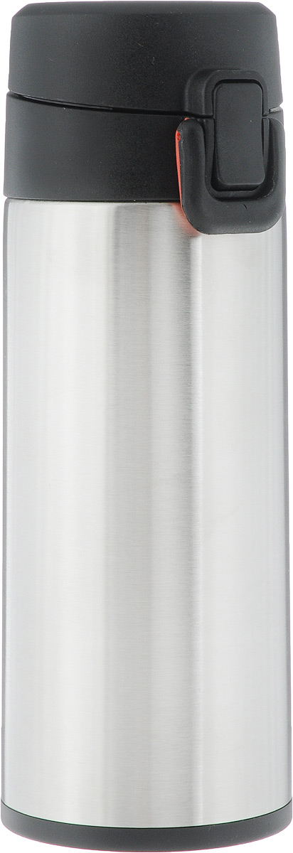 Термос Tescoma Constant Mocca, с замком, цвет: стальной, черный, 0,3 лVT-1520(SR) Термос Tescoma Constant Mocca, с замком, цвет: стальной, черный, 0,3 лVT-1520(SR)Спортивный термос Tescoma Constant Mocca сохранит напитки горячими или холодными. Двойная колба из нержавеющей стали сохраняет и поддерживает первоначальную температуру напитка, поэтому вы сможете насладиться теплым чаем или любимым прохладительным напитком. Термос оснащен крышкой с кнопкой и замком, предохраняющим от преднамеренного открытия во время занятий спортом или путешествий. Объем термоса: 0,3 л.Диаметр термоса (по верхнему краю): 5 см.Высота термоса (с учетом крышки): 19,5 см.