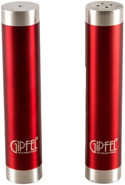 Набор для специй Gipfel, цвет: красный, 2 предметаVT-1520(SR) Набор для специй Gipfel, цвет: красный, 2 предметаVT-1520(SR)Посуда Gipfel изготовлена только из качественных, экологически чистых материалов. Также уделяется особое внимание дизайну продукции, способному удовлетворять вкусы даже самых взыскательных покупателей. Сталь 8/10, из которой изготавливается посуда и аксессуары Gipfel, является уникальной. Она отличается высокими эксплуатационными характеристиками и крайне устойчива к физическим воздействиям. Сложно найти более подходящий для создания качественной кухонной посуды материал. Отличительной чертой металлической посуды, выполненной из подобной стали, является характерный сероватый оттенок поверхности и особый блеск. Это позволяет приготовить более здоровую пищу.