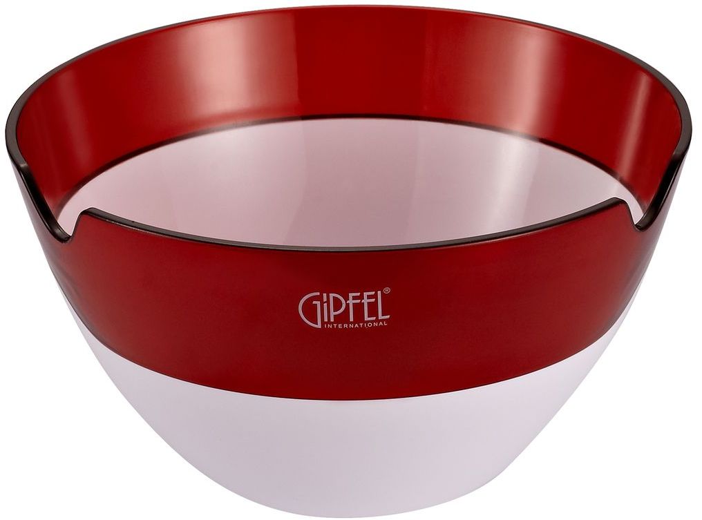 Салатник Gipfel Amadeus, с двойными стенками, цвет: белый, красный, 16,3 х 16,3 х 8 см115510 Салатник Gipfel Amadeus, с двойными стенками, цвет: белый, красный, 16,3 х 16,3 х 8 см115510Посуда Gipfel изготовлена только из качественных, экологически чистых материалов. Также уделяется особое внимание дизайну продукции, способному удовлетворять вкусы даже самых взыскательных покупателей. Сталь 8/10, из которой изготавливается посуда и аксессуары Gipfel, является уникальной. Она отличается высокими эксплуатационными характеристиками и крайне устойчива к физическим воздействиям. Сложно найти более подходящий для создания качественной кухонной посуды материал. Отличительной чертой металлической посуды, выполненной из подобной стали, является характерный сероватый оттенок поверхности и особый блеск. Это позволяет приготовить более здоровую пищу.