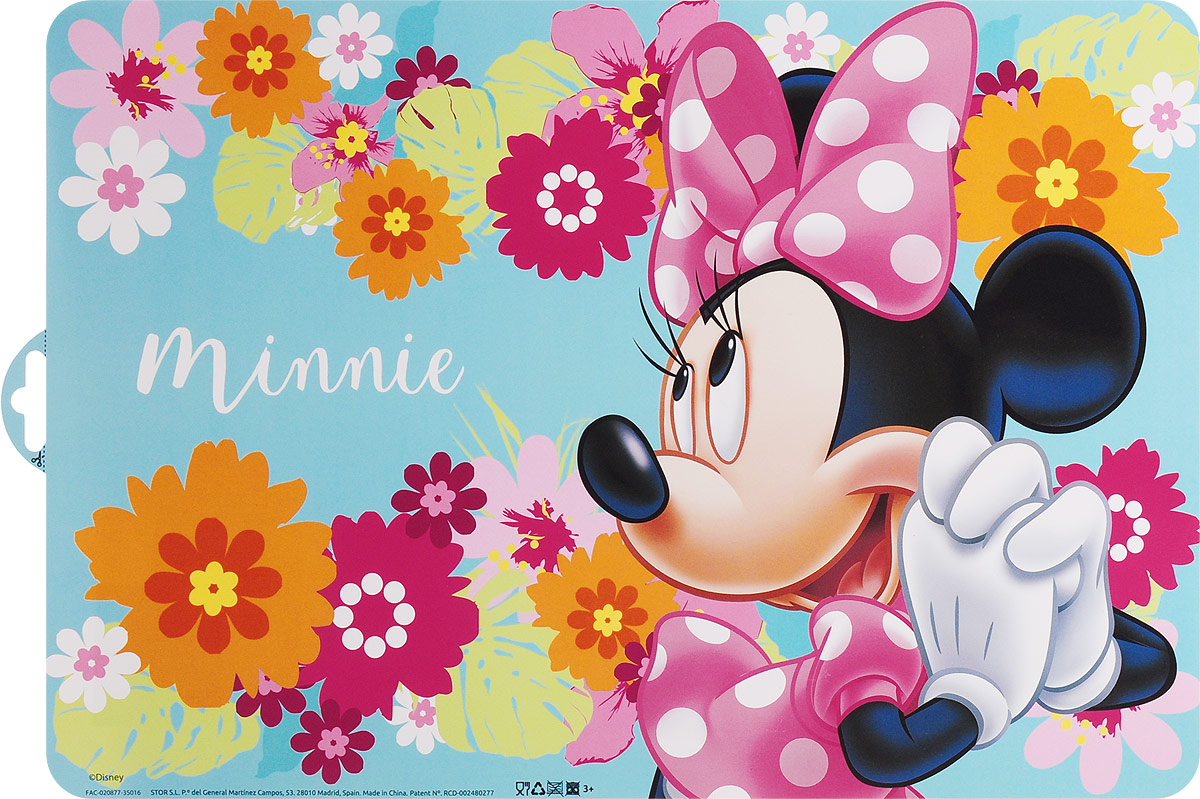 Disney Салфетка под горячее Минни115510 Disney Салфетка под горячее Минни115510Салфетка под горячее Disney Минни не только украсит стол, но и защитит его от различных повреждений.Она выполнена из плотного материала и красочно оформлена цветами с изображением героя популярного мультфильма Микки Маус - Минни Маус, подружка Микки Мауса. Салфетку можно использовать как под посуду, так и просто для украшения интерьера.Не использовать в СВЧ-печах и посудомоечных машинах.
