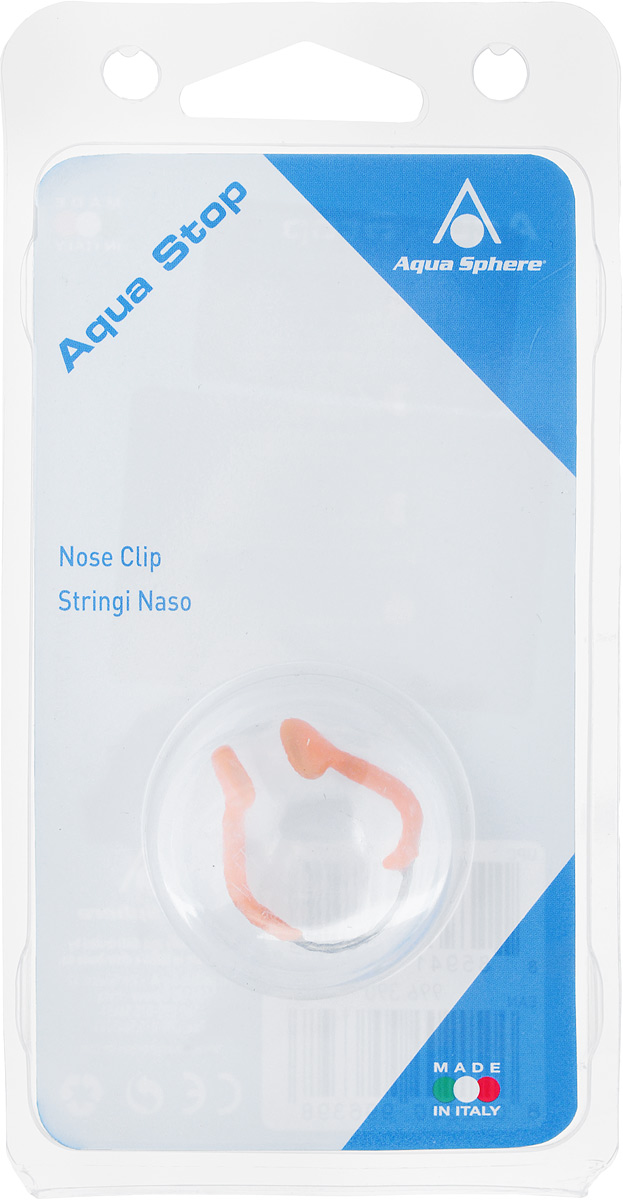 Зажим для носа Aqua Sphere Aqua StopWP 307027 Зажим для носа Aqua Sphere Aqua StopWP 307027Зажим для носа Aqua Sphere Aqua Stop предназначен для использования в бассейне и на открытой воде для защиты носа от попадания воды. Сочетает в себе комфорт мягких силиконовых накладок на нос с эффективностью обычных зажимов. Выполнен из металла с силиконовым покрытием.