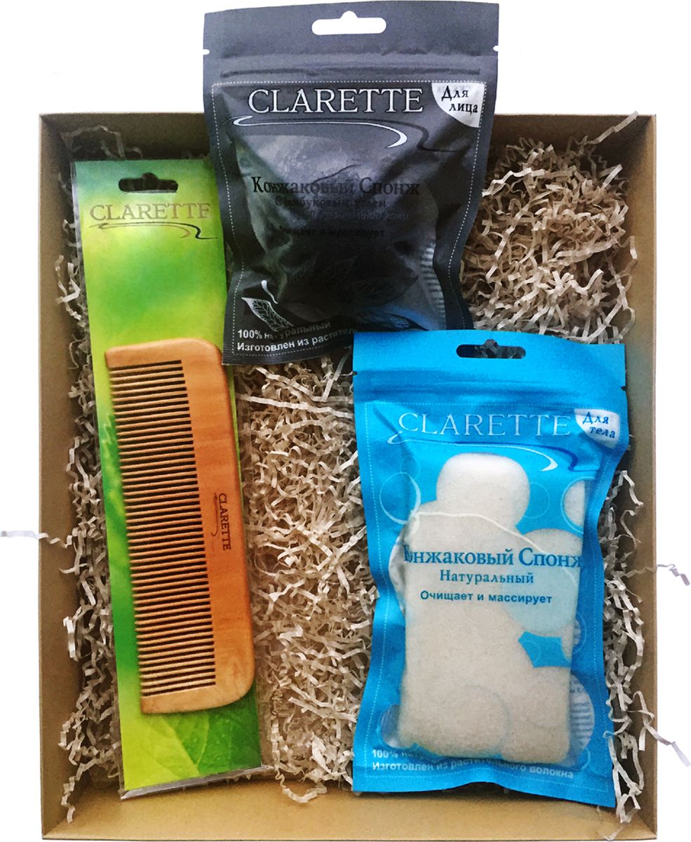 Clarette Beauty Box №5 ЭКО, подарочный наборFS-36054 Clarette Beauty Box №5 ЭКО, подарочный наборFS-36054Подарочный набор включает три предмета д:CKS 428 CLARETTE Конжаковый спонж с бамбуковым углем для лица;CKS 429 CLARETTE Конжаковый спонж натуральный для тела,белый;CWC 482 Расческа для волос деревянная прямая. CKS 428 CLARETTE Конжаковый спонж с бамбуковым углем для лица. Подходит для жирной и проблемной кожи . Очищает и массирует 100% натуральный. Изготовлен из растительного волокна. Растение Конжак выращивается в горах Японии и Китая и имеет более 2000-летнюю историю применения в оздоровительном питании и косметологии. Конжаковыеспонжи из готавливаются из 100% чистого натурального конжакового волокна,богатого своими полезными компонентами. Один из них, глюкоманан, способствует мягкому удалению отмершего рогового слоя кожи, бережно и тщательно очищает поры, не повреждая поверхностть кожи, делает ее сияющей и ослепительно чистой. Благодаря глюкоманану, конжаковое волокно имеет удивительную способность удерживать воду делая спонж невероятно мягким и нежным. Благодаря необычайно мягкой структуре, спонж аккуратно очищает, массирует и увлажняет кожу, придавая ей натуральный блеск - эффективно борется с бактериями, вызывающими угревую сыпь (акне)- балансирует PH кожи. ;CKS 429 CLARETTE Конжаковый спонж натуральный для тела. Конжаковый спонж натуральный для тела. Очищает и массирует 100% натуральный. Изготовлен из растительного волокна. Растение Конжак выращивается в горах Японии и Китая и имеет более 2000-летнюю историю применения в оздоровительном питании и косметологии. Конжаковыеспонжи из готавливаются из 100% чистого натурального конжакового волокна,богатого своими полезными компонентами. Один из них, глюкоманан, способствует мягкому удалению отмершего рогового слоя кожи, бережно и тщательно очищает поры, не повреждая поверхностть кожи, делает ее сияющей и ослепительно чистой. Благодаря глюкоманану, конжаковое волокно имеет удивительную способность удерживать воду делая спонж невероятно мягким и нежным. Благодаря необычайно мягкой структуре, спонж аккуратно очищает, массирует и увлажняет кожу, придавая ей натуральный блеск - эффективно борется с бактериями, вызывающими угревую сыпь (акне)- балансирует PH кожи- идеально подходит для всех всех типов. CWC 482 Расческа для волос деревянная прямая. Clarette представляет серию из натурального персикового дерева. Деревянная расческа является самой полезной и безопасной для наших волос. Она максимально щадит волосы: они не так сильно секутся,ломаются, меньше электризуются, выглядят здоровыми, блестящими и шелковистыми. Деревянной расческой можно наносить на волосы всевозможные маски и бальзамы, т. к. древесина не вступает в химическую реакцию с косметическими средствами.
