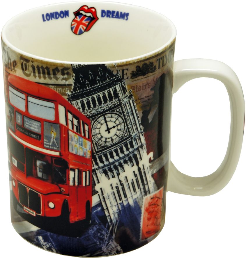 Кружка GiftnHome Лондонские фантазии, 700 мл54 009312 Кружка GiftnHome Лондонские фантазии, 700 мл54 009312Кружка из костяного фарфора, в подарочной упаковке
