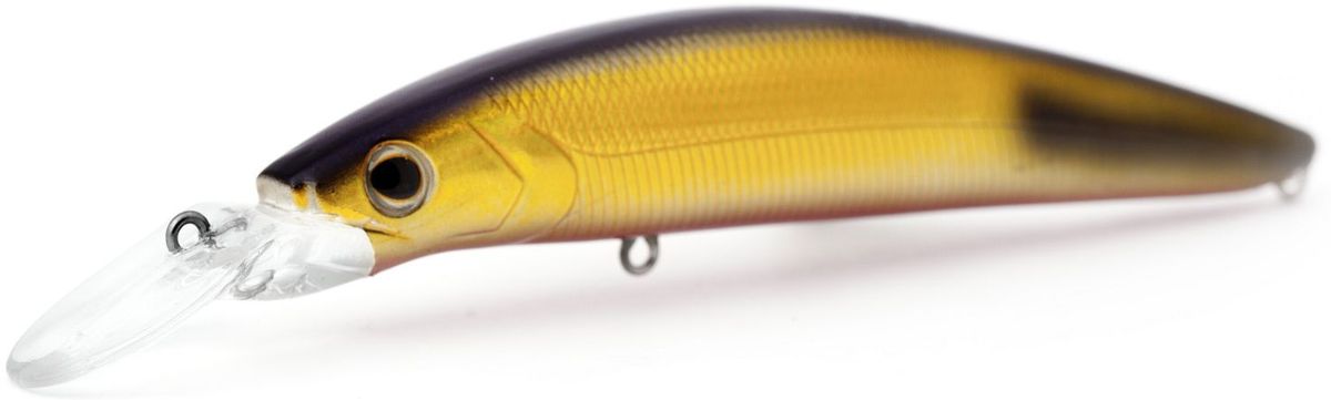 Воблер плавающий Atemi Dinamic, цвет: gold black tip, длина 12,5 см, вес 24 г, заглубление 1,7 м95437-530 Воблер плавающий Atemi Dinamic, цвет: gold black tip, длина 12,5 см, вес 24 г, заглубление 1,7 м95437-530ПриманкаAtemi Dinamic превосходна для ловли рыбы, если ее забрасывать вверх по течению, только обеспечивайте скорость проводки немного быстрее, чем скорость течения. Она также хорошо работает при ловле рыбы против течения, проводите приманку по более глубоким местам, там, где чаще стоят в засаде более крупные экземпляры. Для озер и водохранилищ, Atemi Dinamic является наилучшей приманкой как для троллинга, так и для ловли в заброс.Заглубление: 1,7 м.
