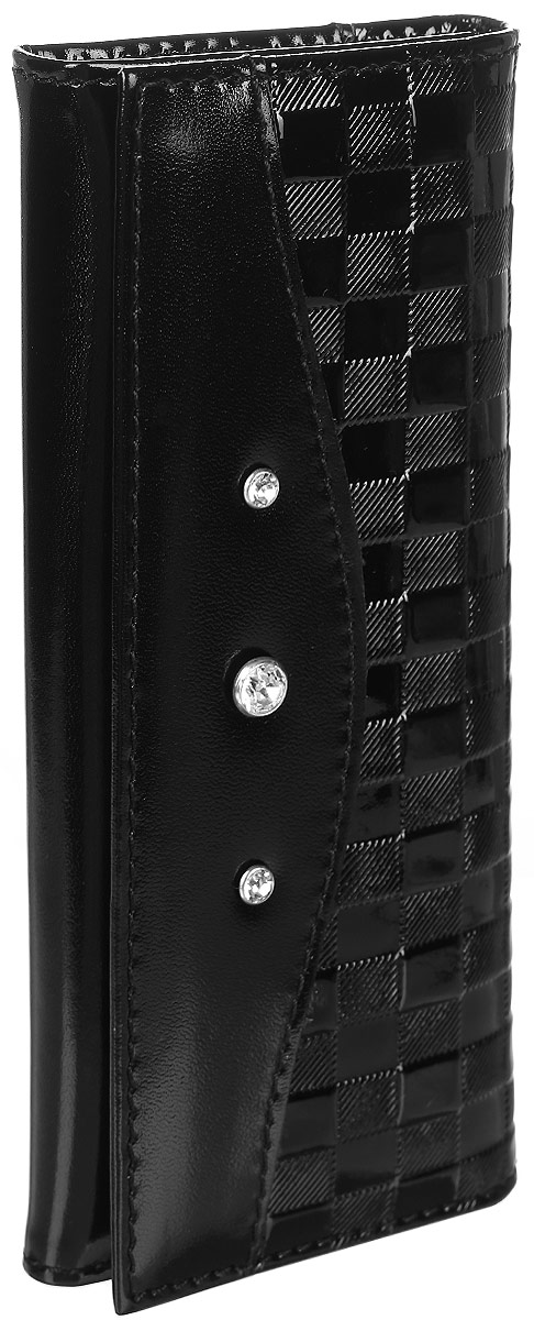 Ключница женская Elisir Botega black, цвет: черный. EL-LK269-KL0017-00039864|Серьги с подвесками Ключница женская Elisir Botega black, цвет: черный. EL-LK269-KL0017-00039864|Серьги с подвескамиКлючница средняя Elisir, коллекция Botega black с кристаллами Swarovski, из натуральной кожи, на двух кнопках. Внутри 6 карабинов и открытый карман. Упакована в подарочную коробку Elisir.
