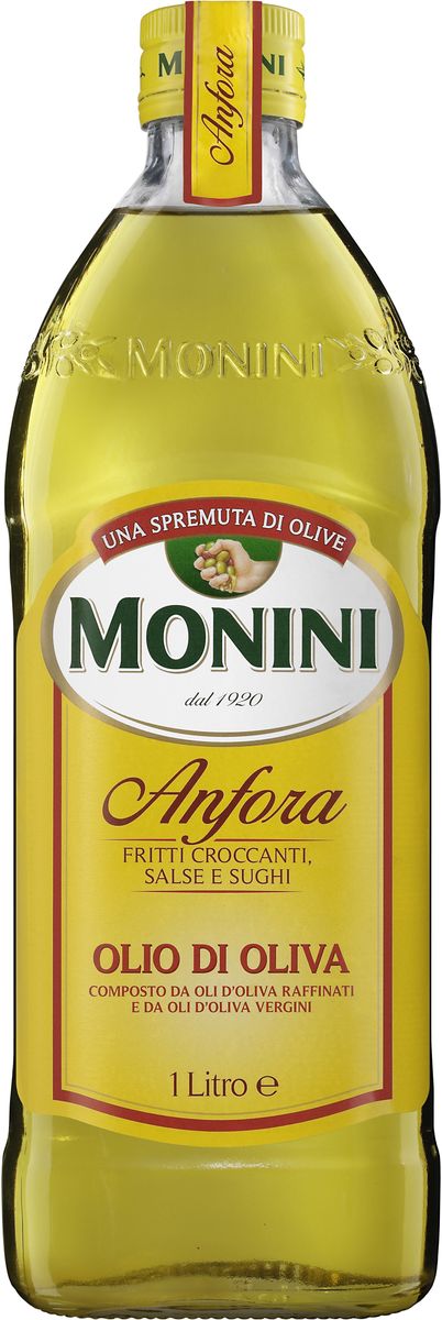 Monini масло оливковое, 1 л0120710 Monini масло оливковое, 1 л0120710Monini - оливковое масло первого холодного отжима. Монини – одна из немногих занимающихся оливковым маслом компаний, которая до сих пор осталась семейной. Даже сегодня, владелец Дзеферино Монини, лично дегустирует и отбирает масла перед тем, как его разольют в бутылки. Масло изготавливается из оливок, выращиваемых на полях не обрабатываемых пестицидами и другими химическими удобрениями. Оливки собираются вручную и подвергаются первой выжимке методом холодного прессования.