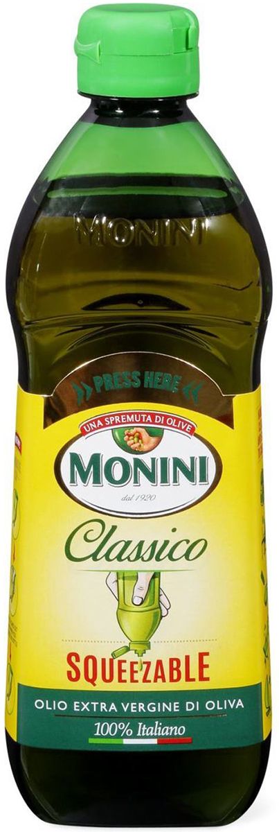 Monini Classico масло оливковое нерафинированное высшего качества, 450 мл0120710 Monini Classico масло оливковое нерафинированное высшего качества, 450 мл0120710Польза натурального и качественного оливкового масла неоспорима, о чём не понаслышке знает его крупнейший в мире итальянский производитель – компания Monini. Оливковое масло Monini – продукт из натуральных ингредиентов, выращиваемых без применения пестицидов и прочих химических удобрений. Сбор оливок производится вручную, после чего следует процесс первой выжимки и холодного прессования.