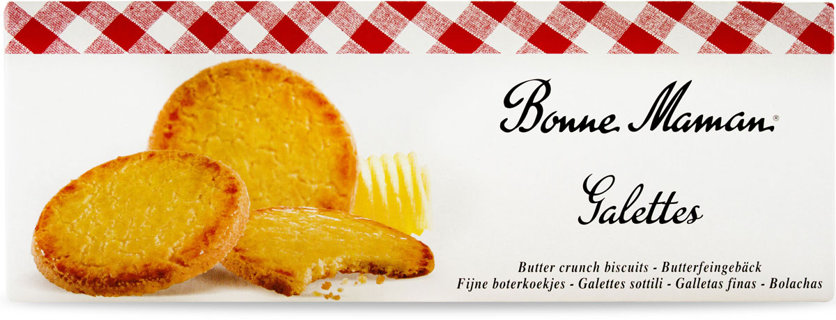 Bonne Maman Печенье Галеты, 90 г0120710 Bonne Maman Печенье Галеты, 90 г0120710Хрустящие сливочные галеты, выпеченные по французскому рецепту, обладают нежным вкусом, ванильным ароматом и рассыпчатой текстурой.